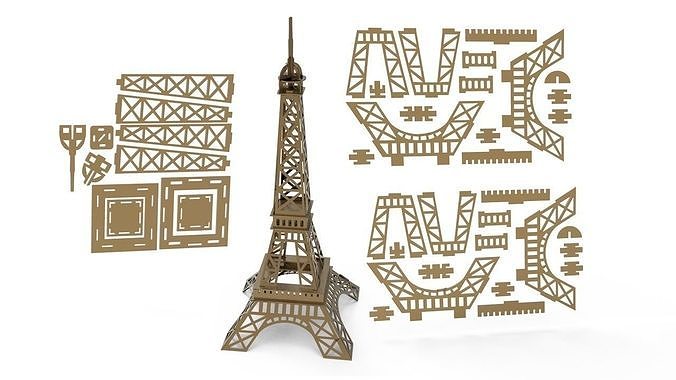 Eiffel tower 3D Model 3D print model