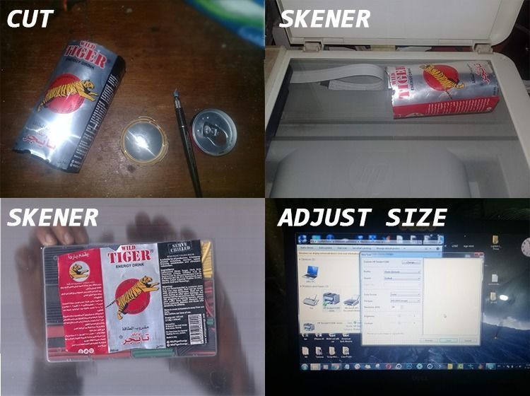 Wild Tiger - Energy drink - Soda Can Low-poly 3D model_2