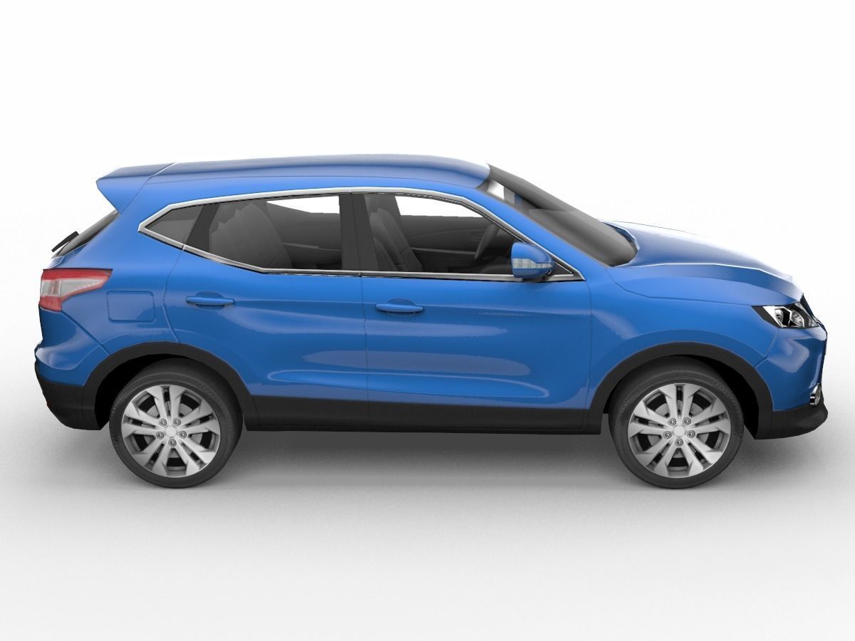 Nissan Qashqai SUV Low-poly 3D model Low-poly 3D model_9