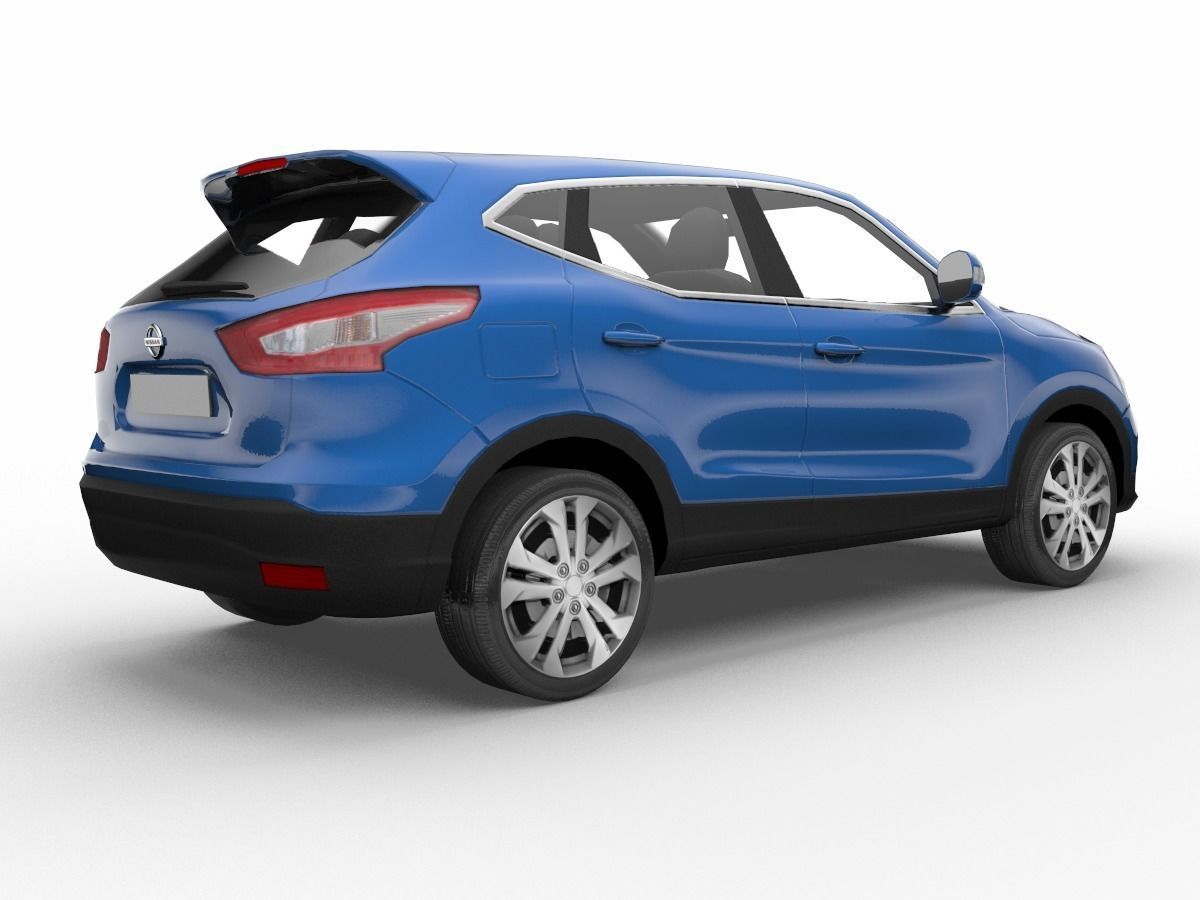 Nissan Qashqai SUV Low-poly 3D model Low-poly 3D model_7