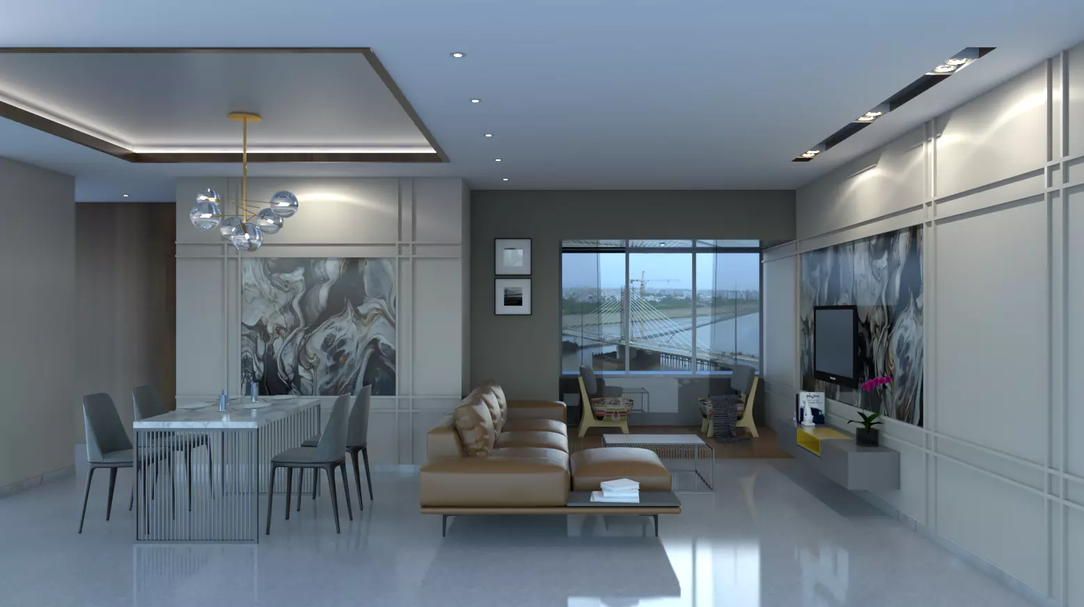 3D model of hall 3D model