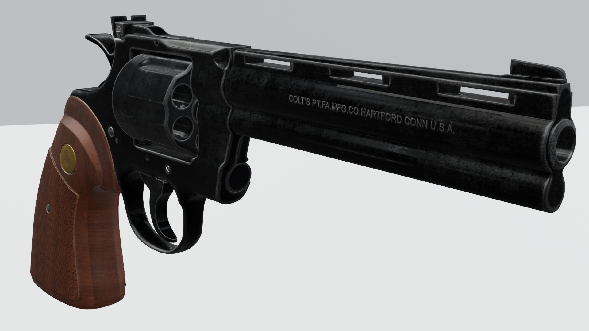 Colt Python 357 3D model_3