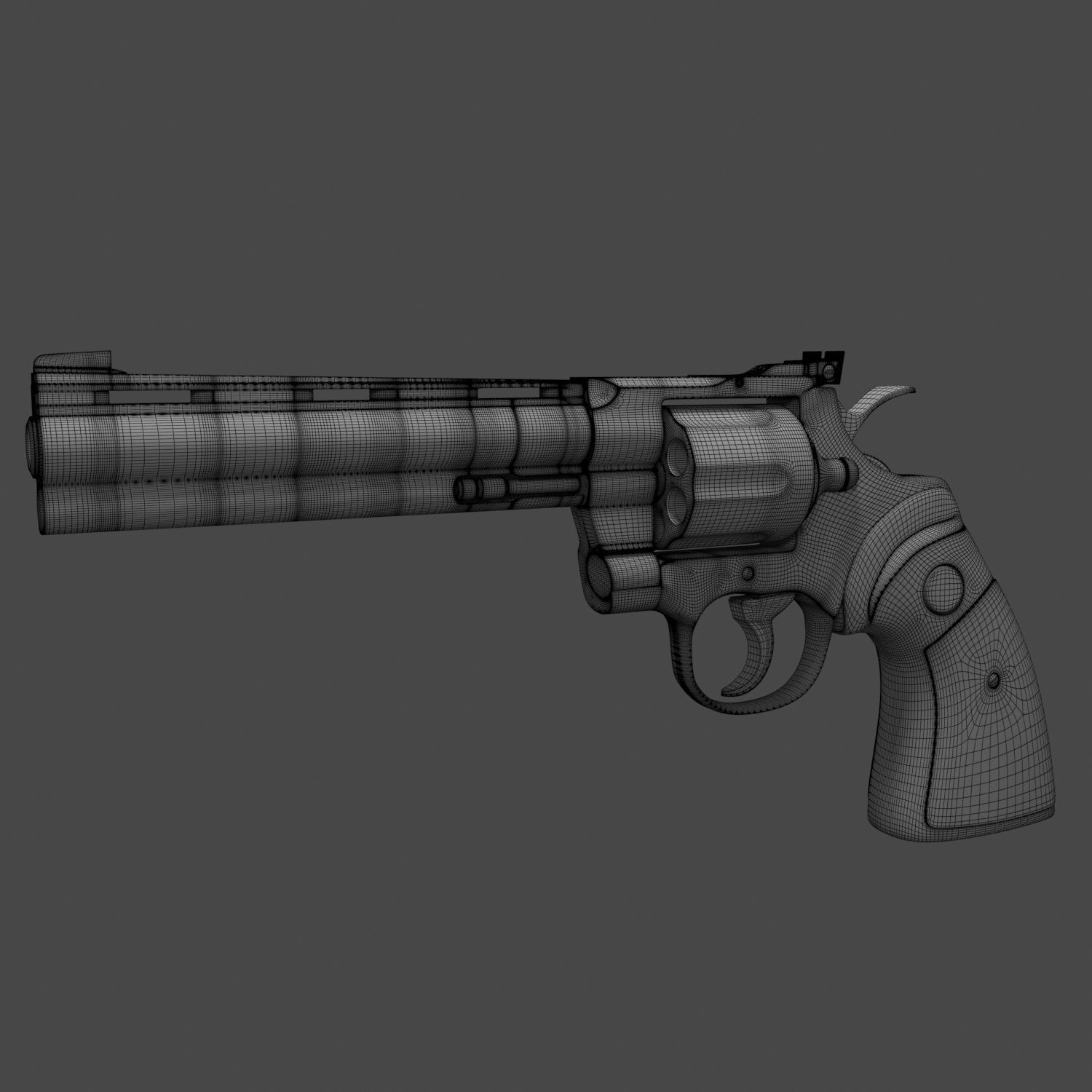 Colt Python 357 3D model_5