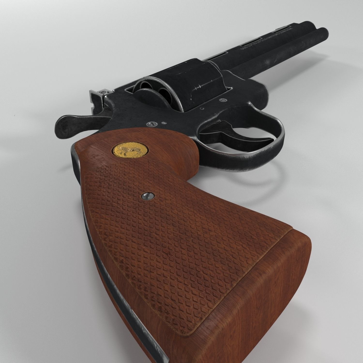 Colt Python 357 3D model_7