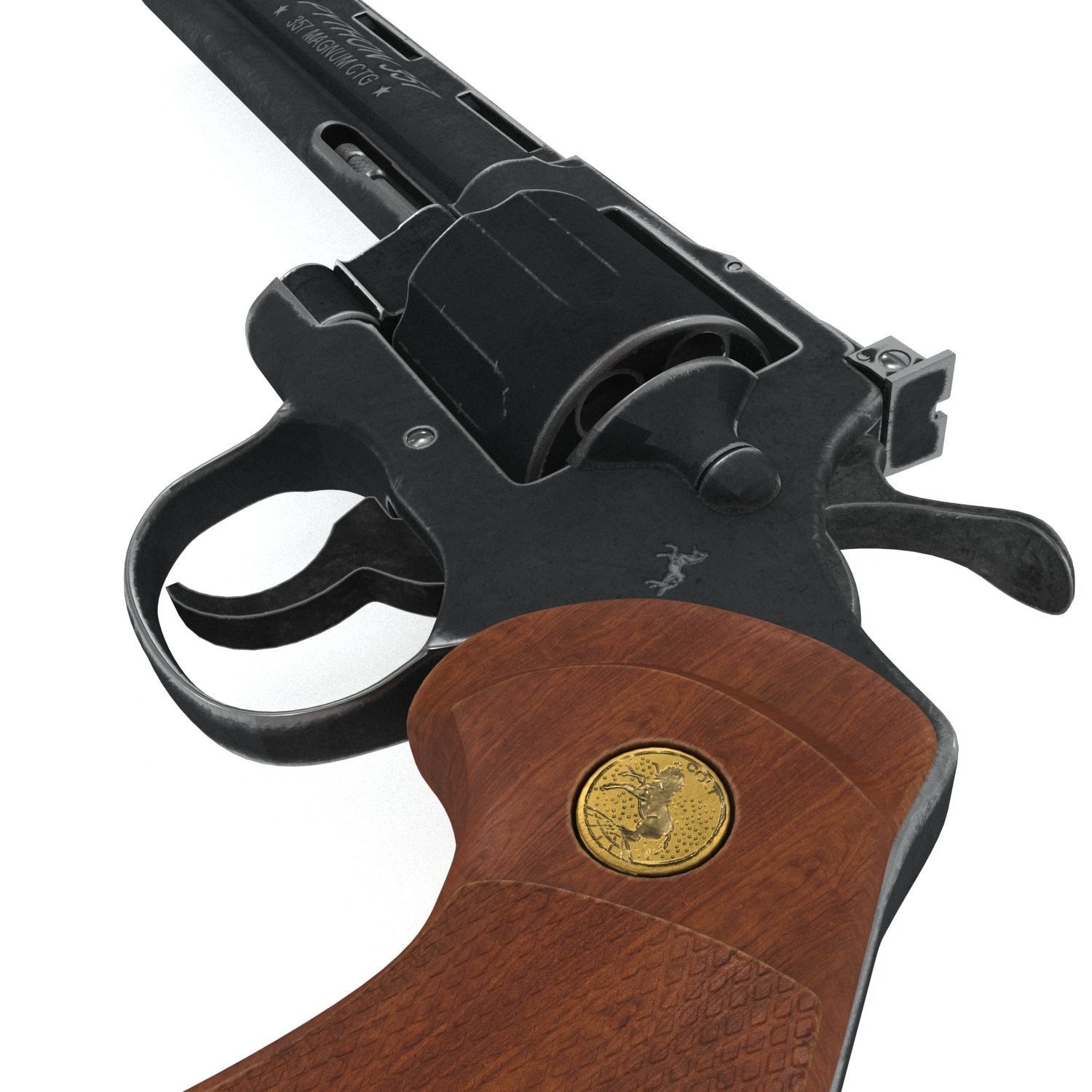 Colt Python 357 3D model_8