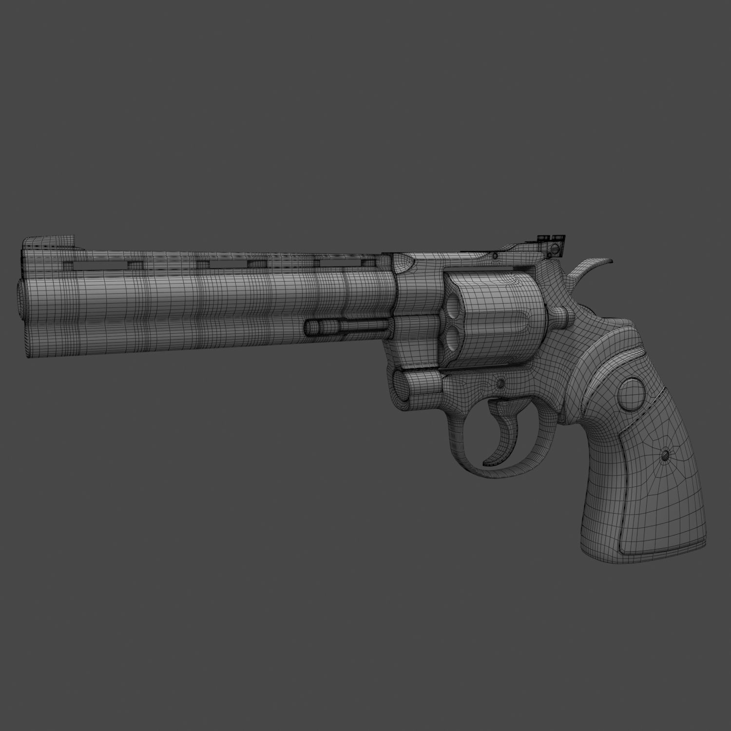 Colt Python 357 3D model_6