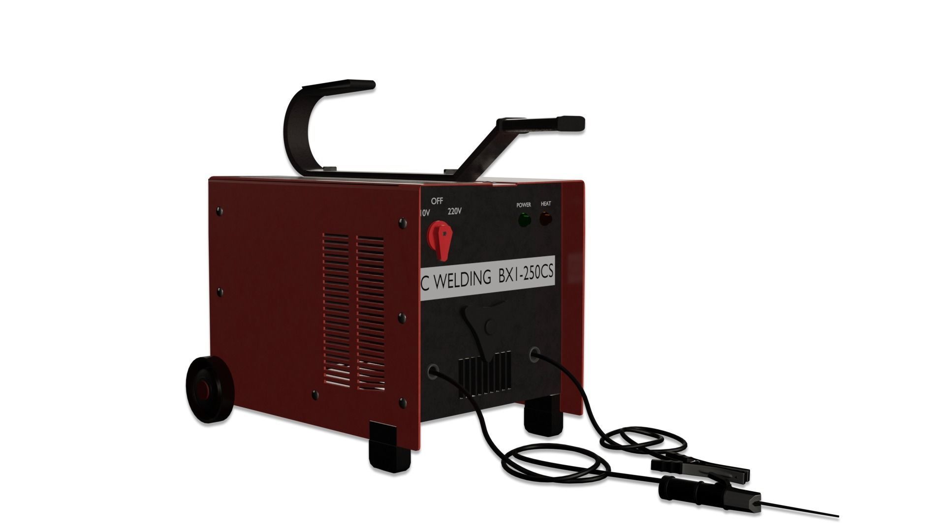 Welding machine Low-poly 3D model_4