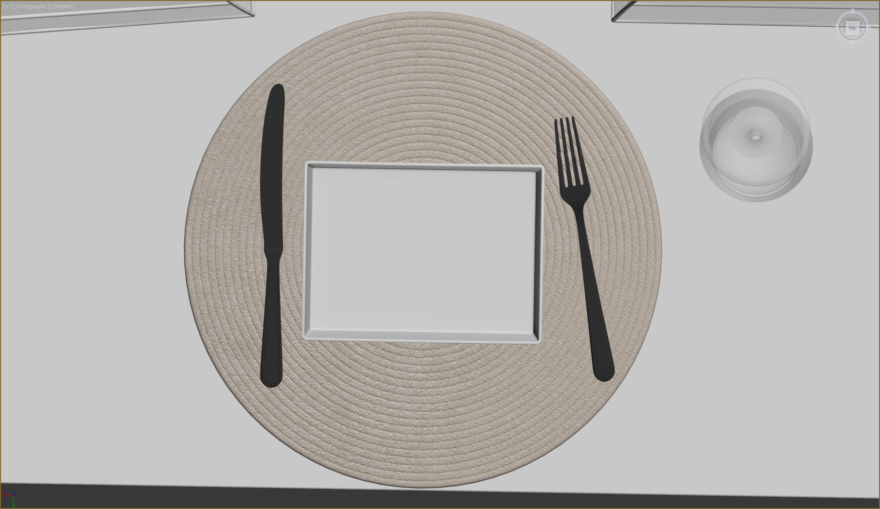 Dedon Set lamp made of woven baskets 3D model_14