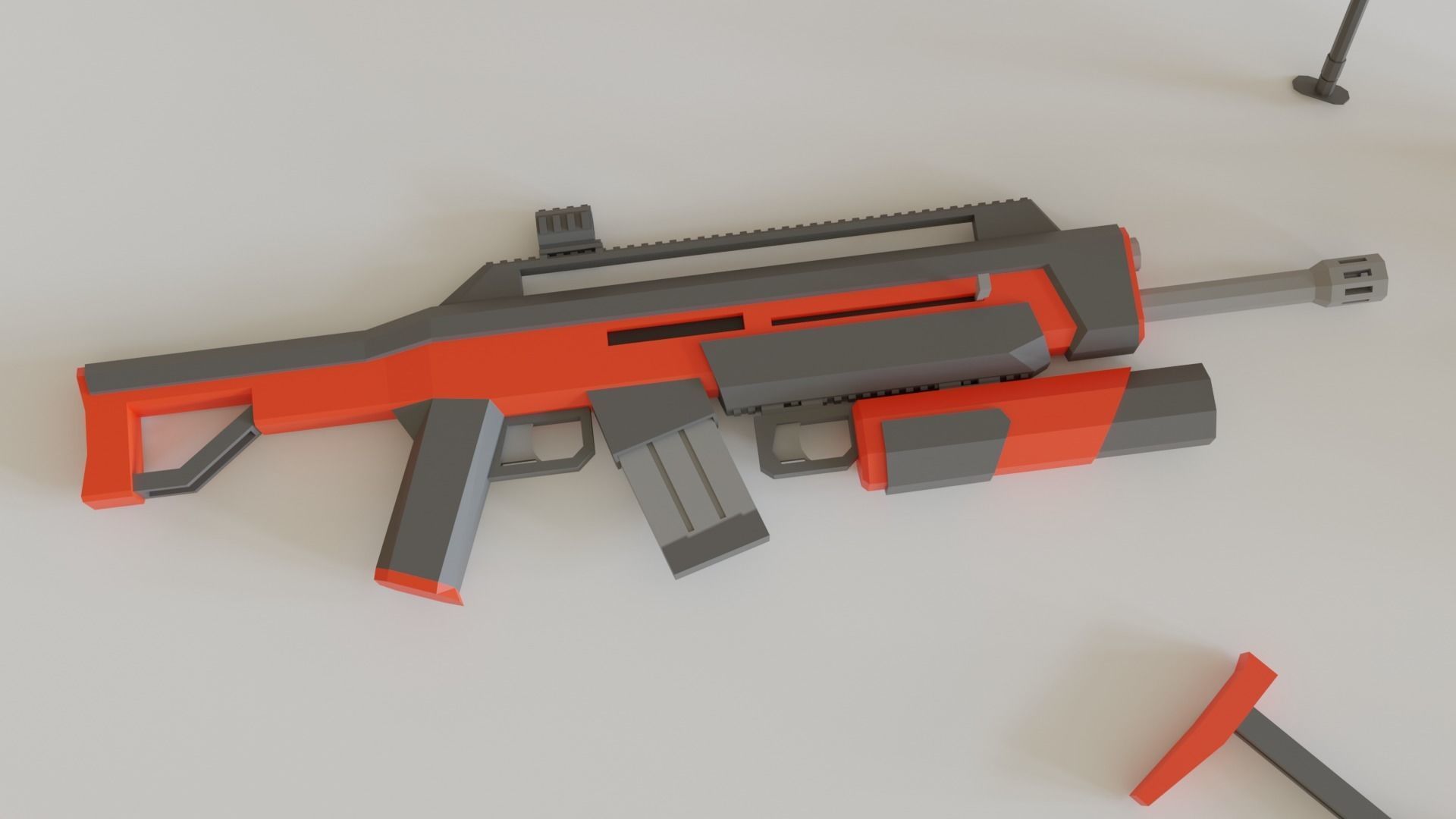 Game ready Guns asset pack Low-poly 3D model_9