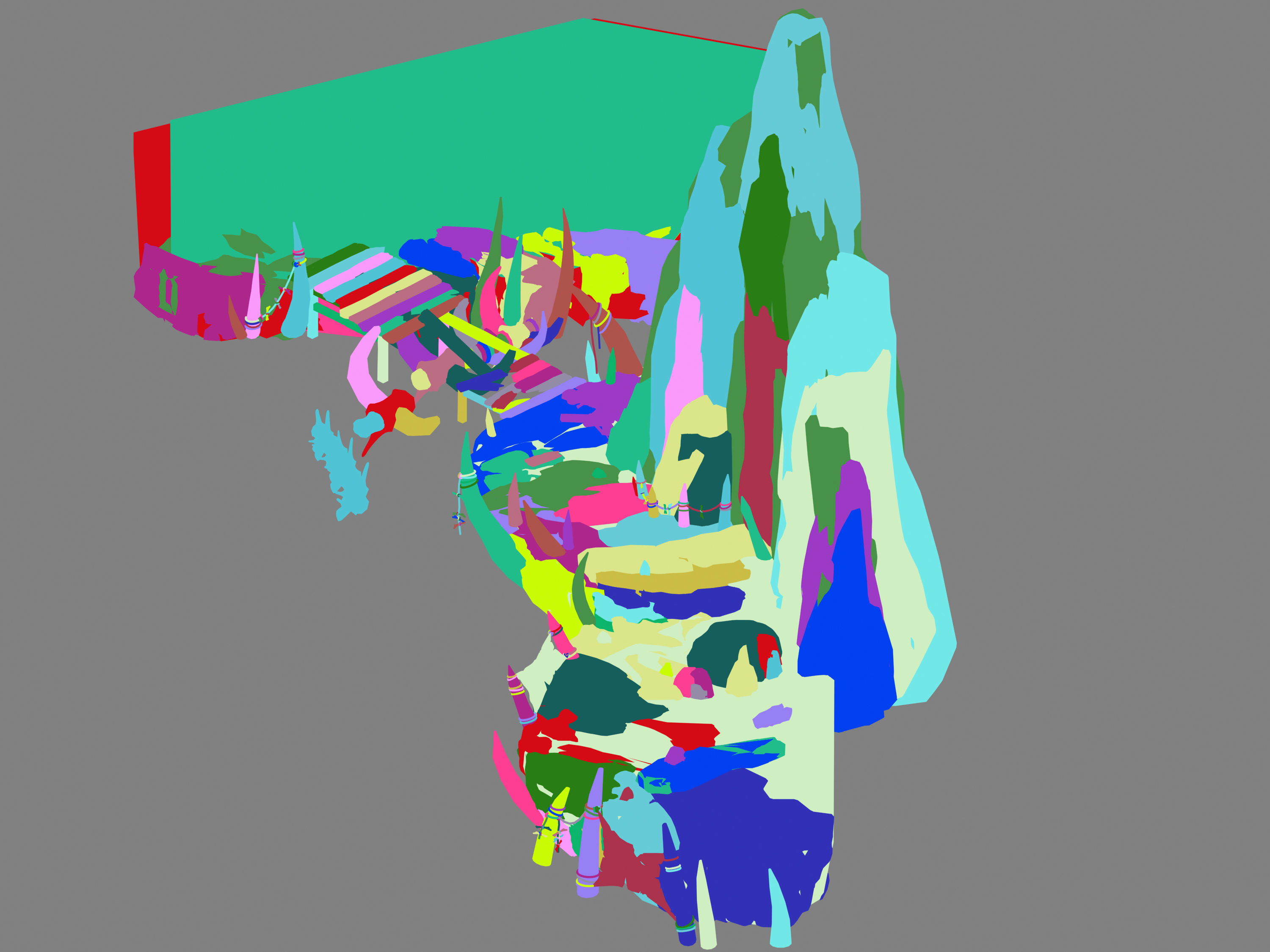 Stone Mengmengling - Handan Bridge 02 3D model_2