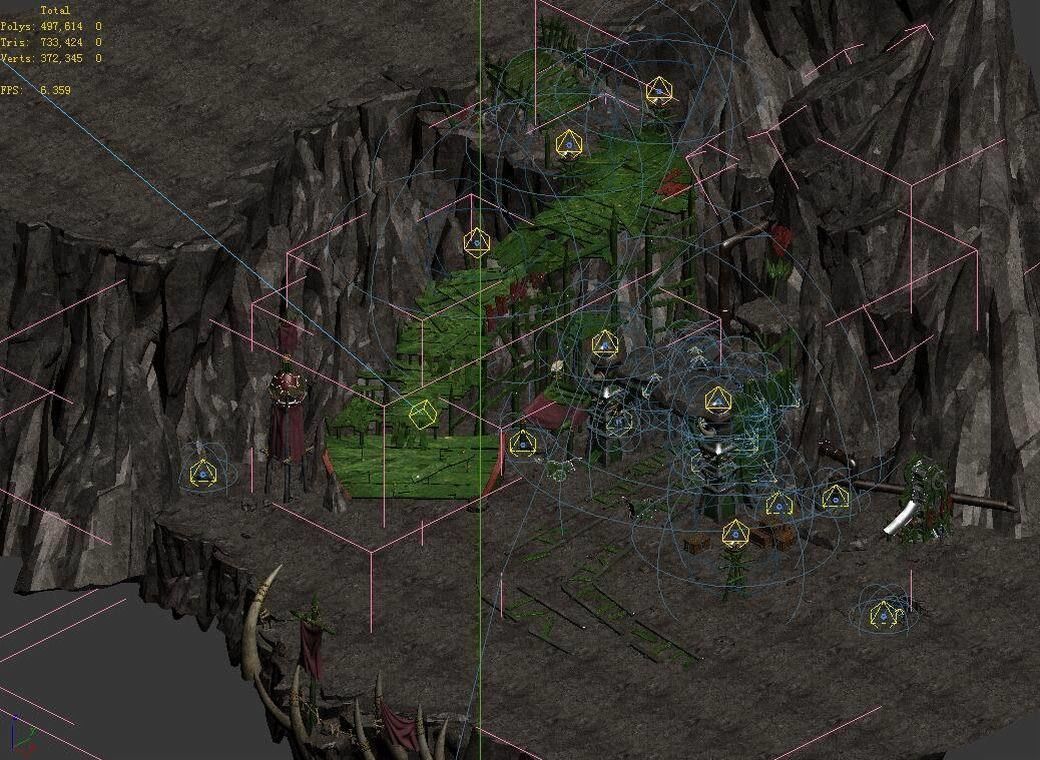 Stone Mengmengling - Mine hole entrance 01 3D model_4