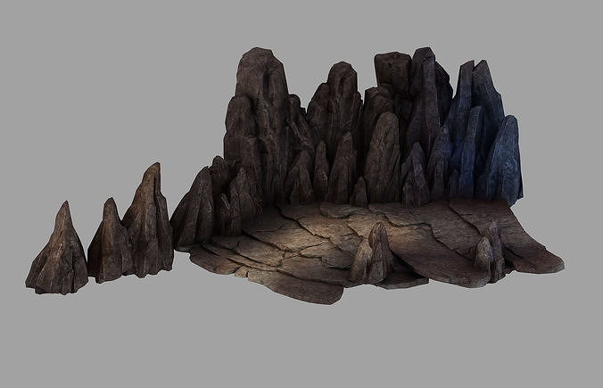 Stone Meng Meng Ling - Stair 02 3D model