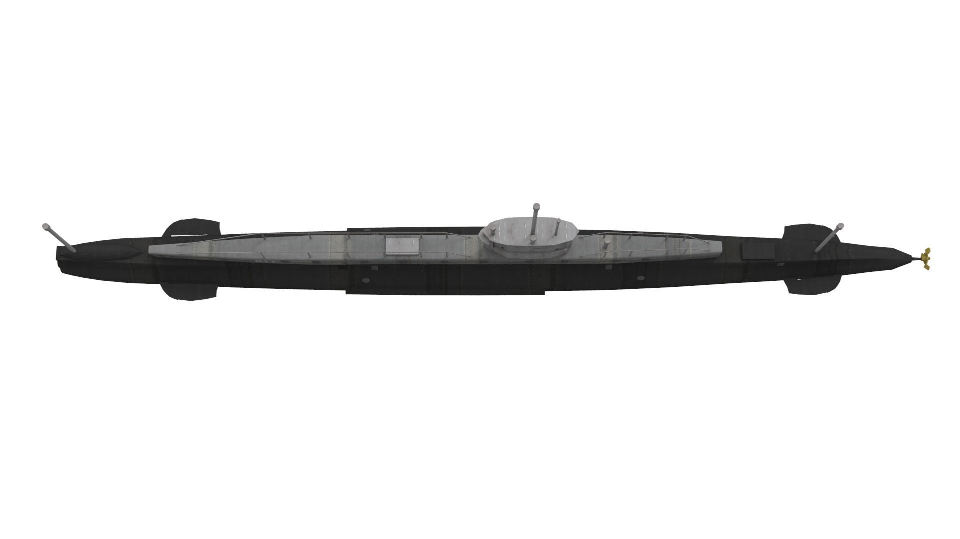 B11 Submarine 3D Model 3D model_6