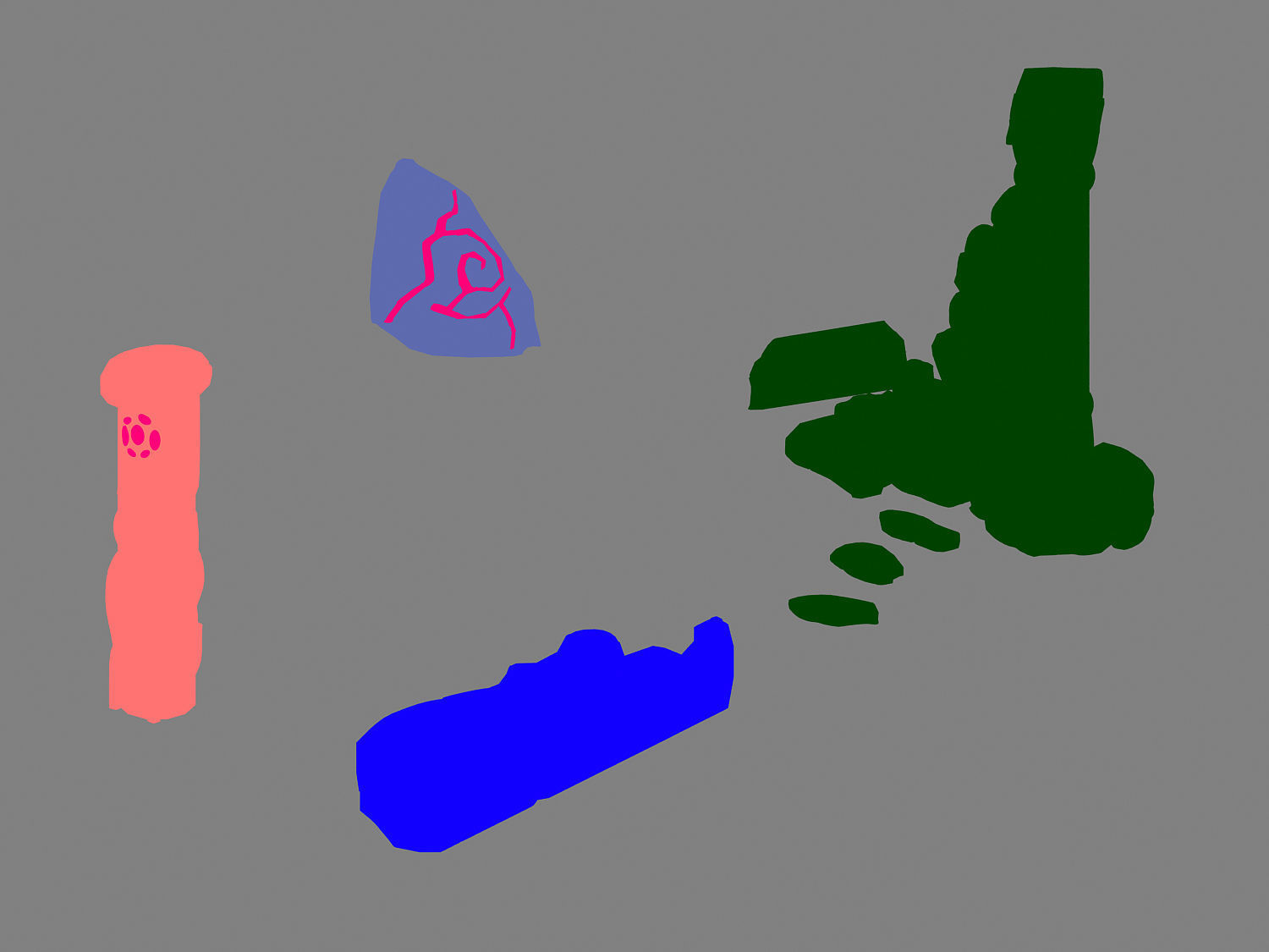 Stone Elf Area - Stele 01 3D model_3