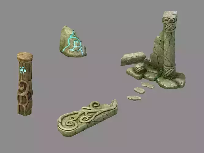 Stone Elf Area - Stele 01