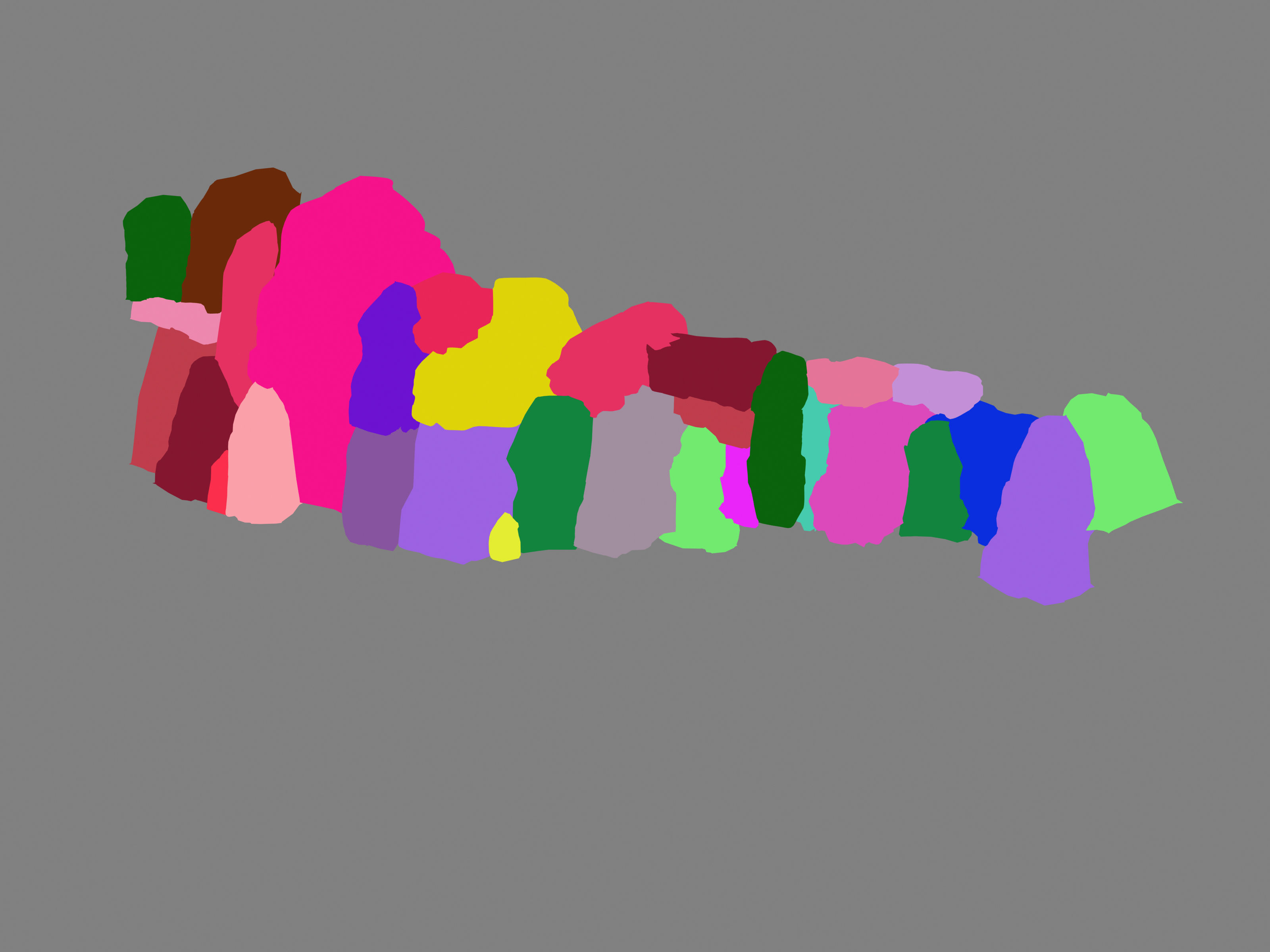 Stone Kazlog shallow bay - coast stones 01 3D model_2