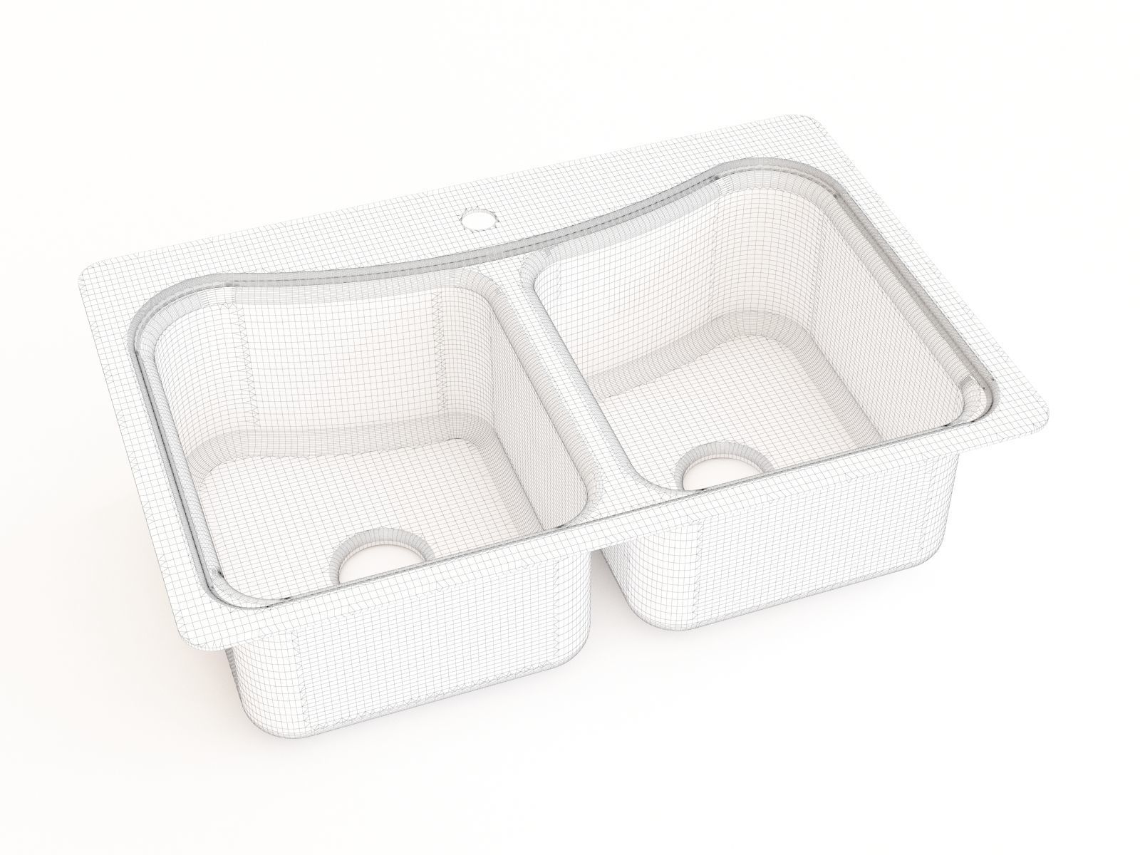 Kitchen sink 09 3D model_1