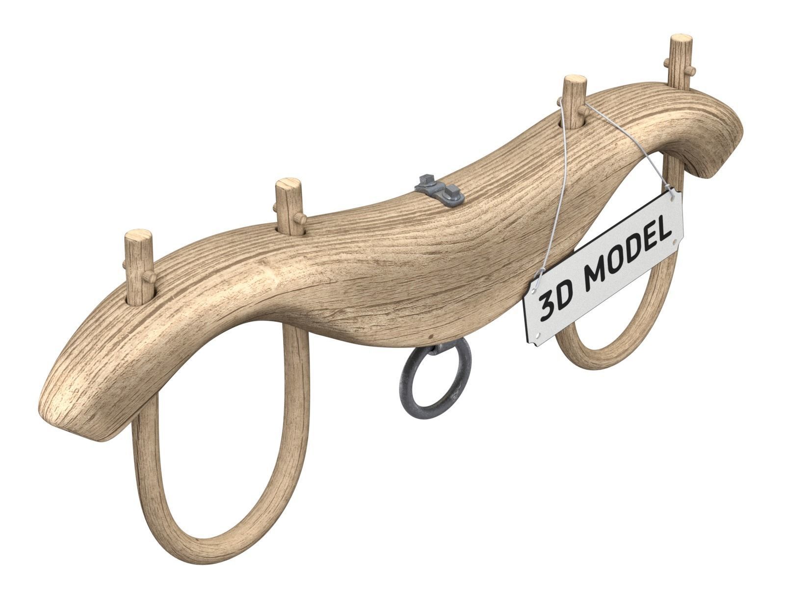 Old Yoke 3D model_1