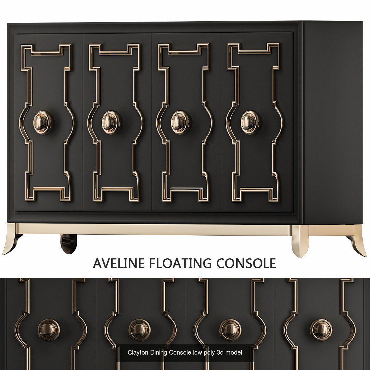 Cheast of Drawers 3d model collection _11