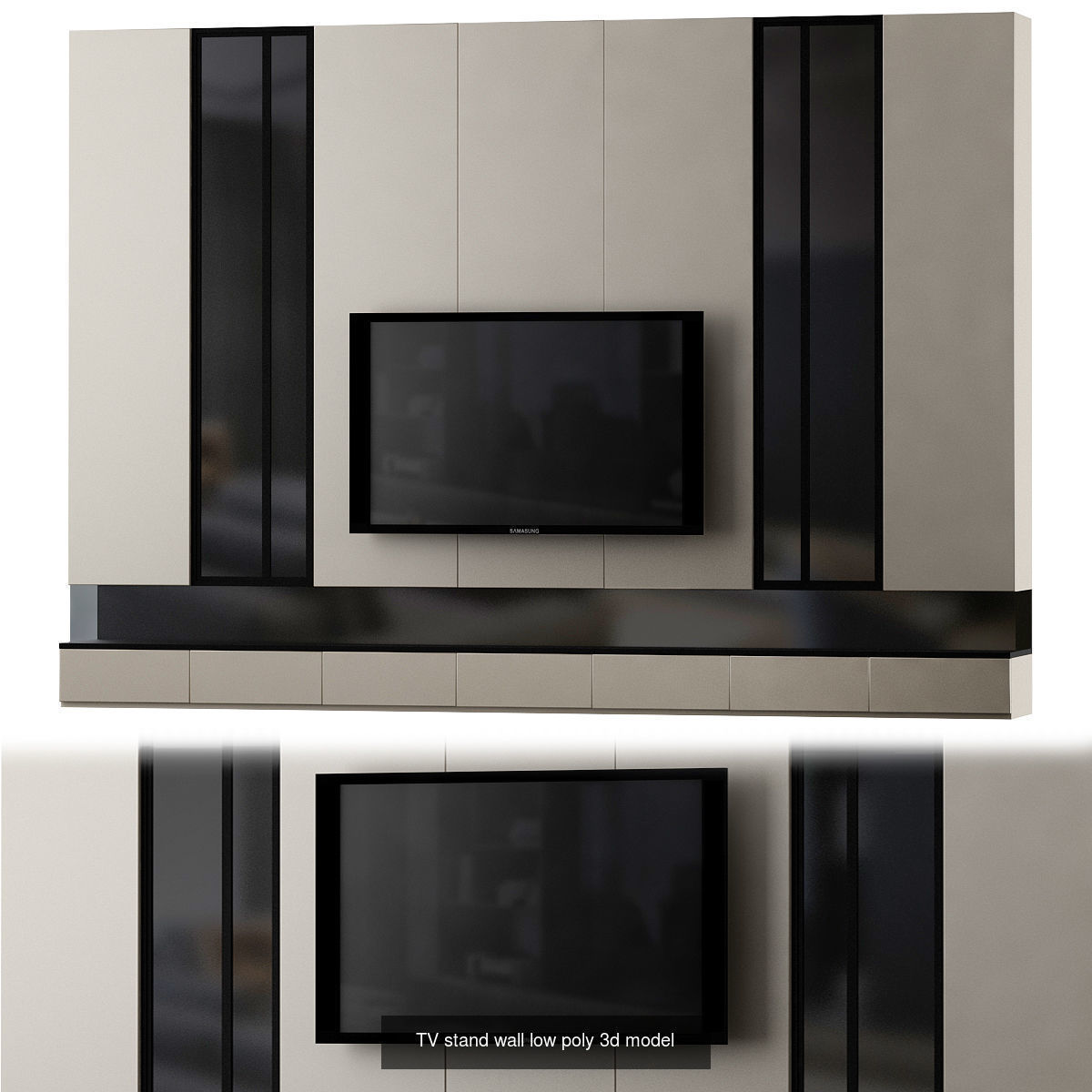 Wall TV 3d models collection _4