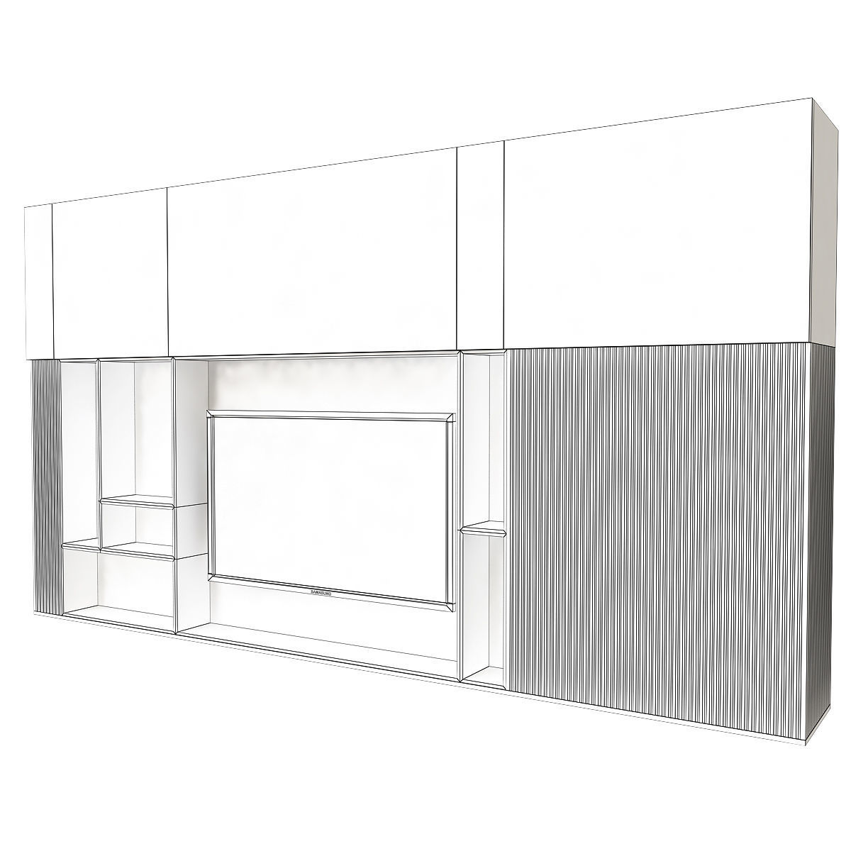 Wall TV 3d models collection _13