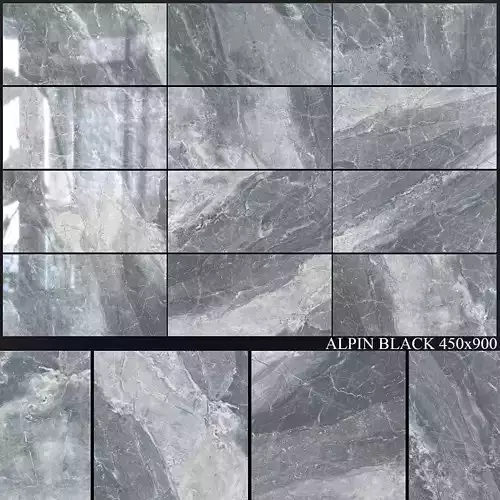 Yurtbay Seramik Alpin Black 450x900