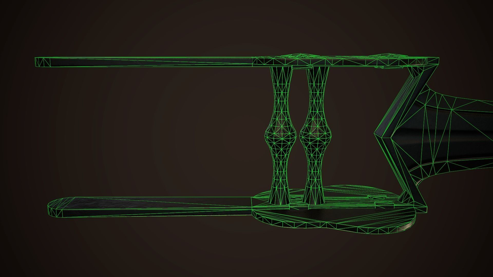 Assassin Blade 02 Low-poly 3D model_12