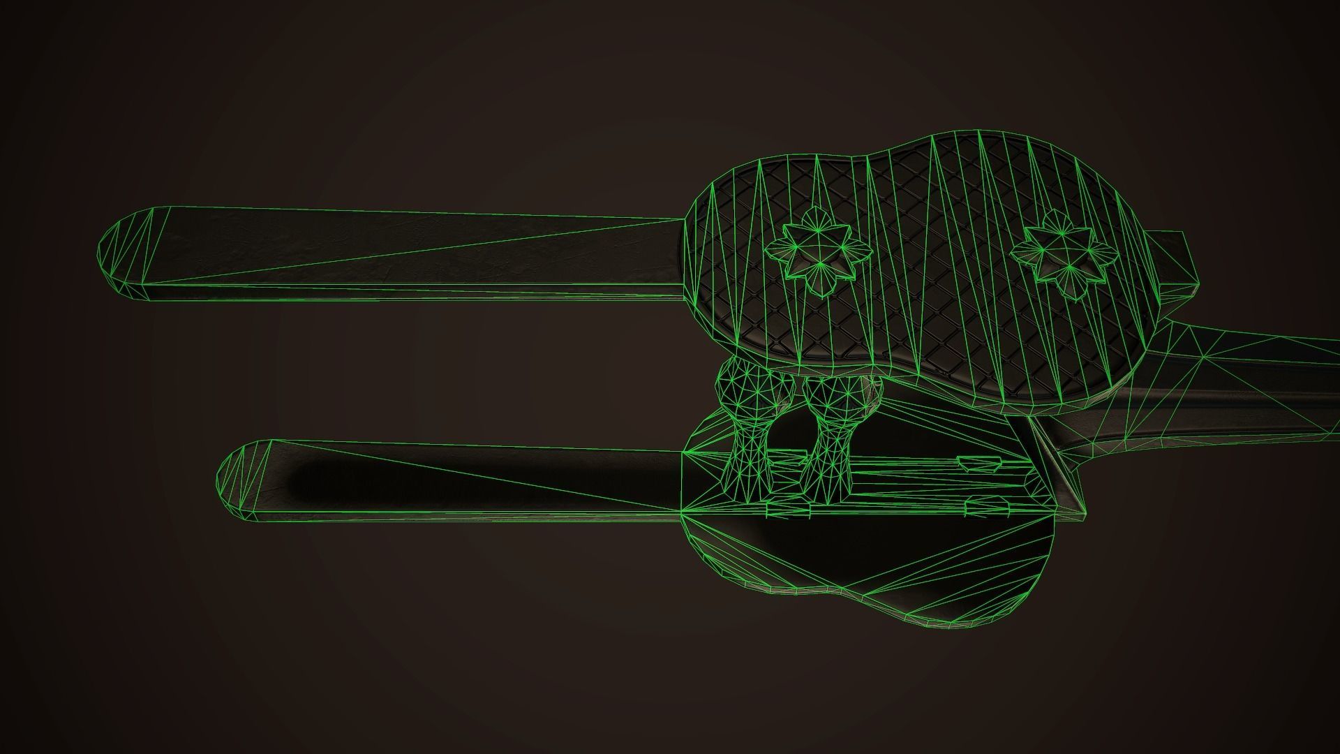 Assassin Blade 02 Low-poly 3D model_11