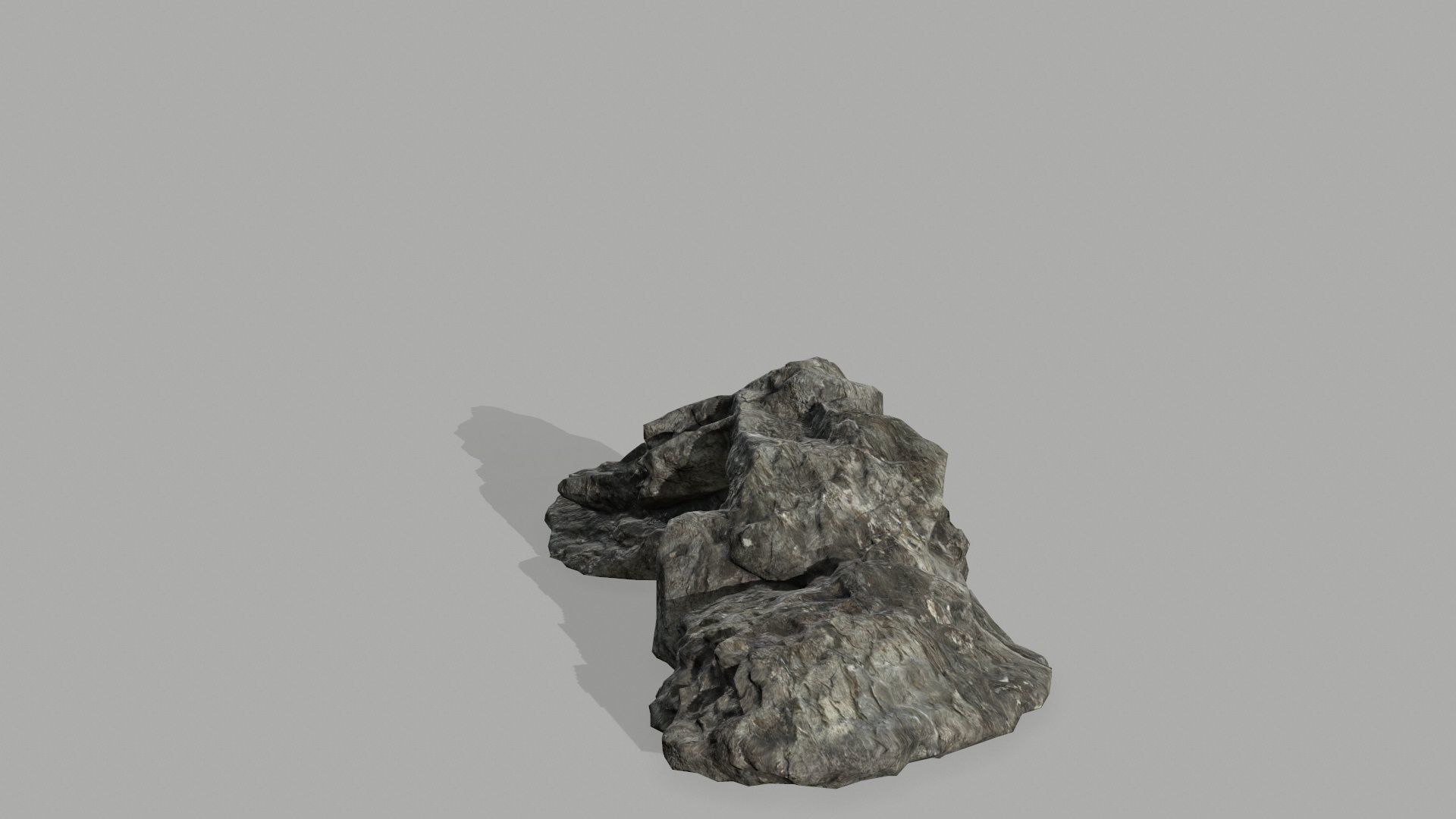 Rock set Low-poly 3D model_13