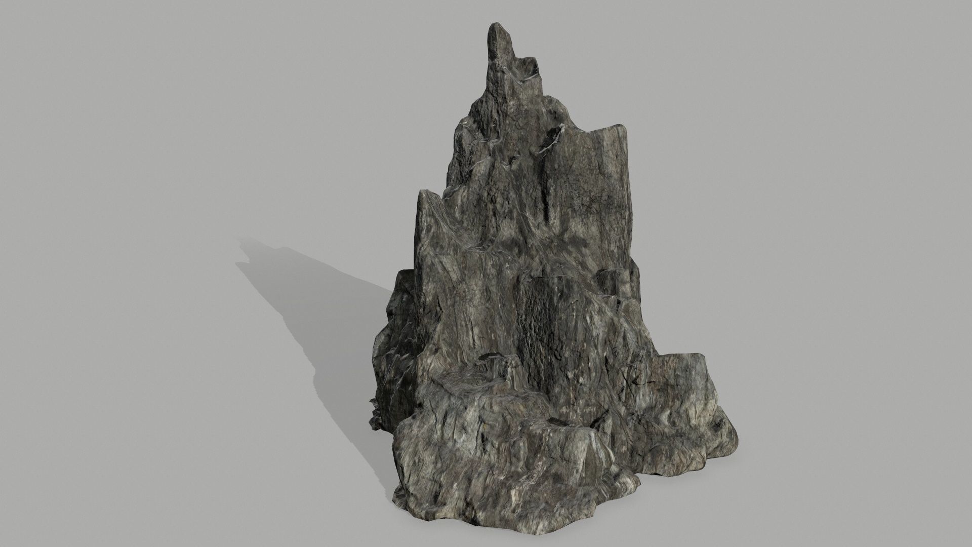 Rock set Low-poly 3D model_3