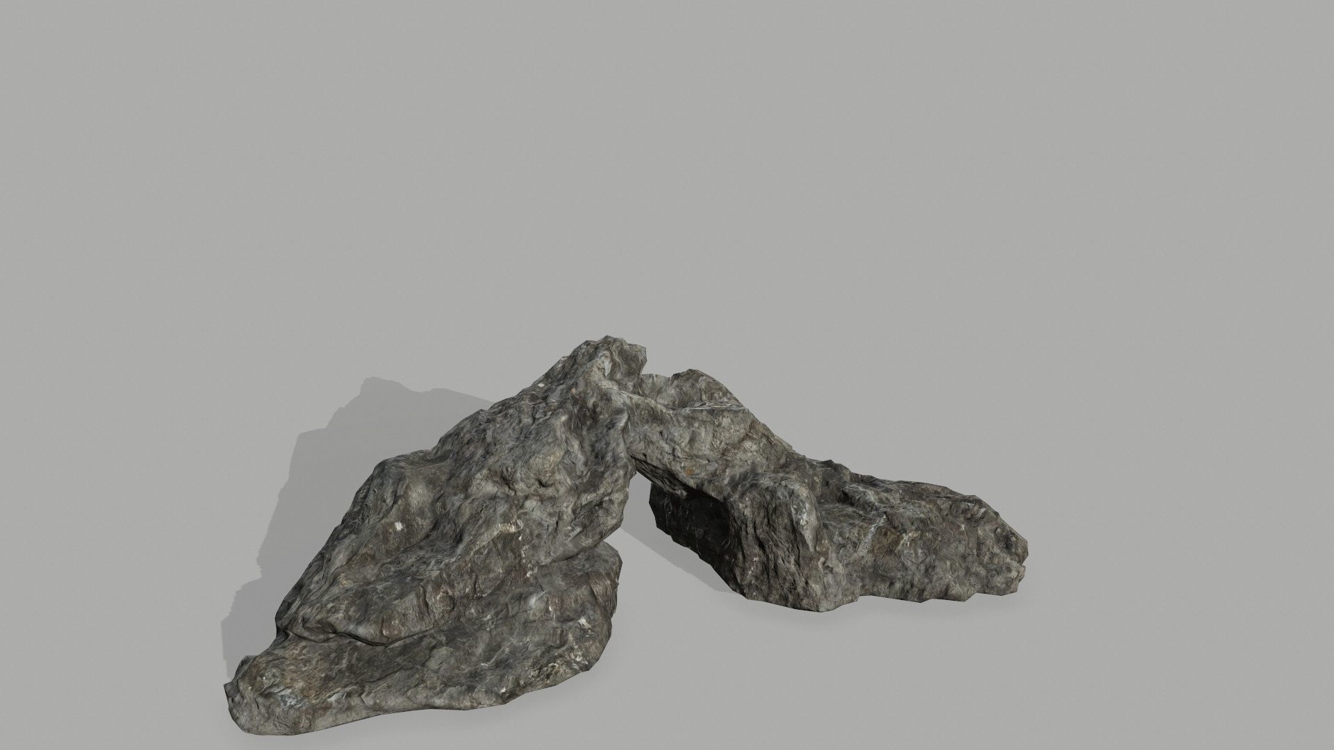 Rock set Low-poly 3D model_8