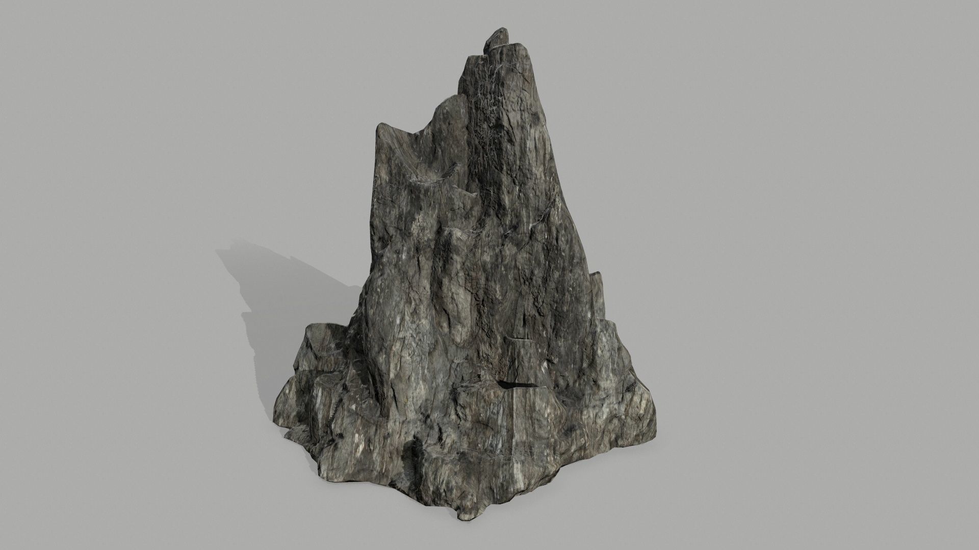 Rock set Low-poly 3D model_6