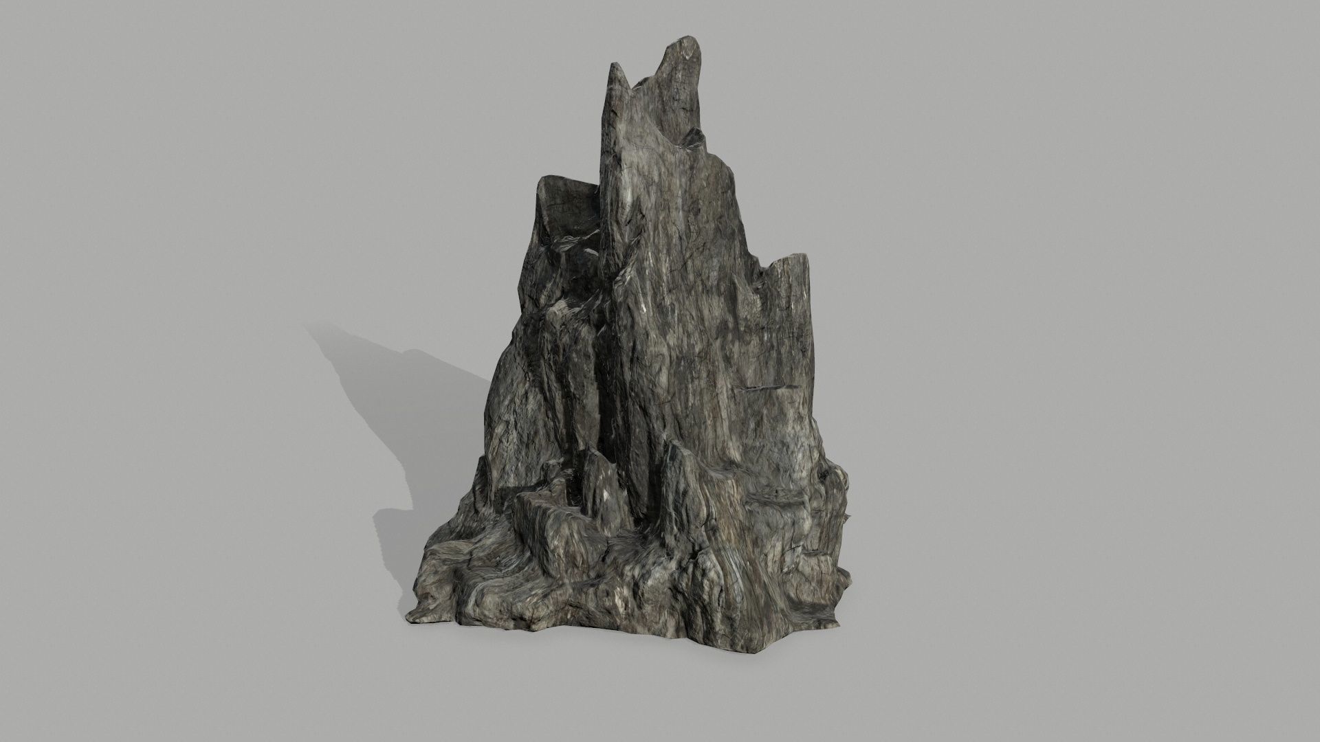 Rock set Low-poly 3D model_5