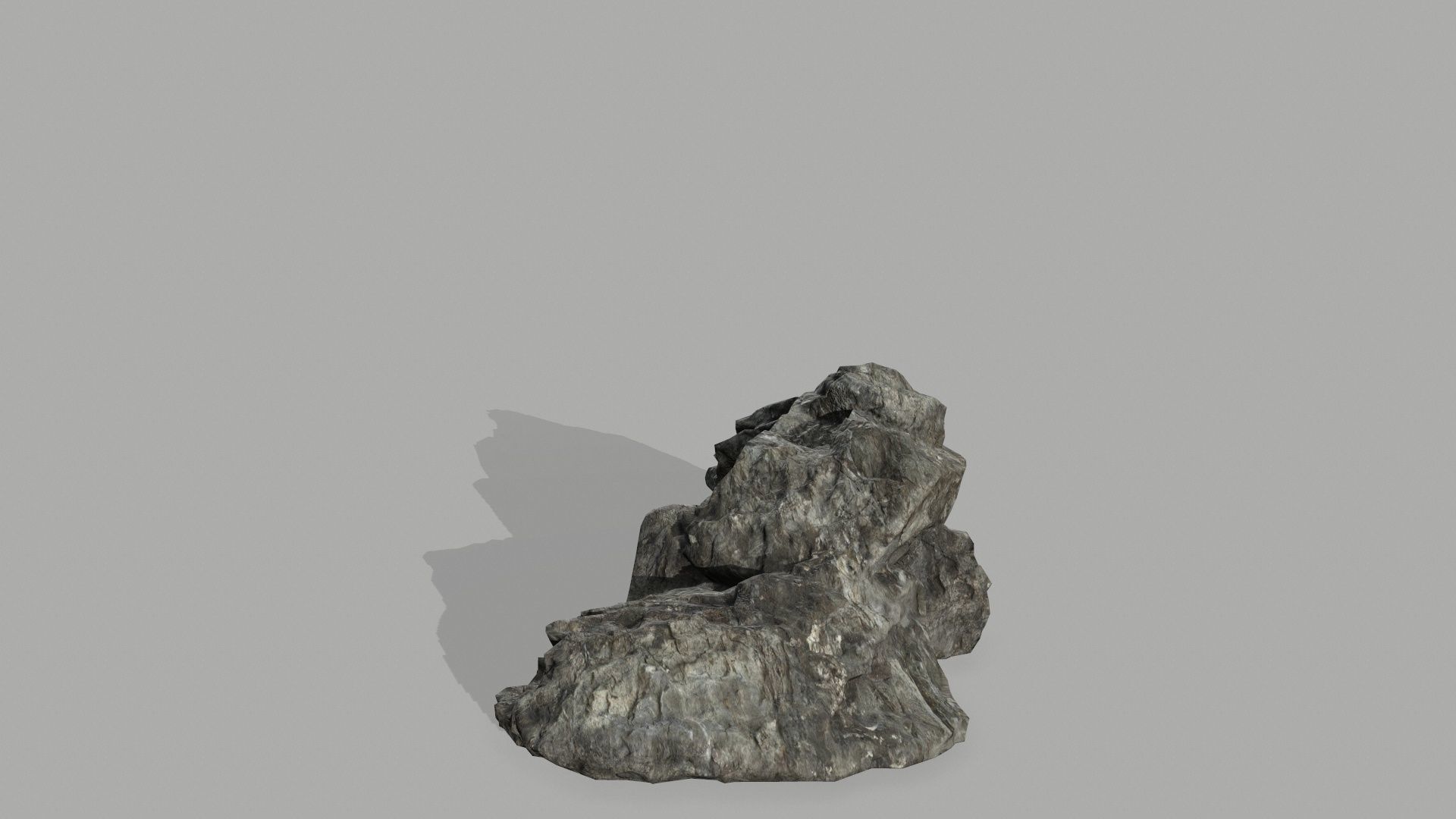 Rock set Low-poly 3D model_12