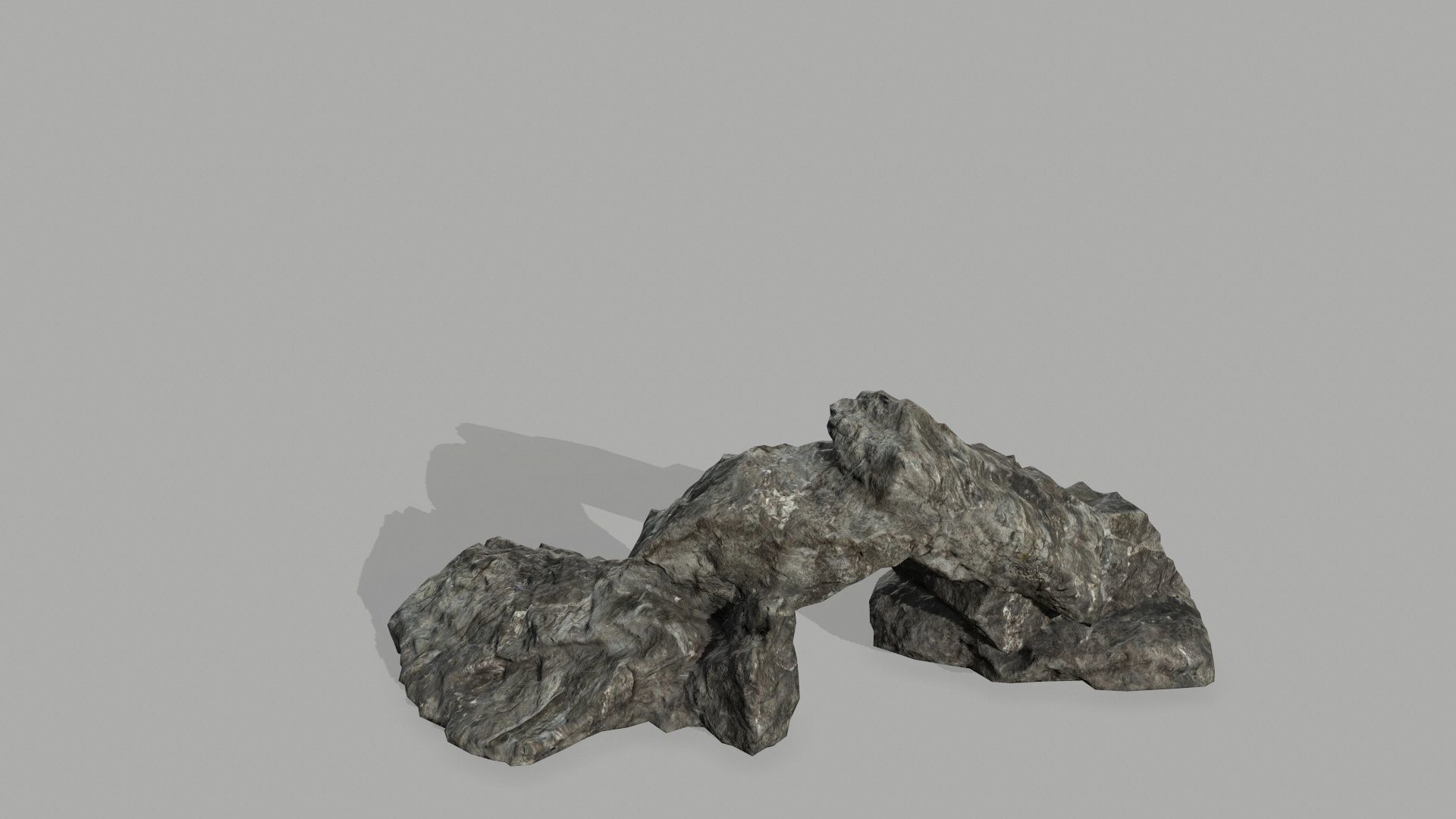 Rock set Low-poly 3D model_11