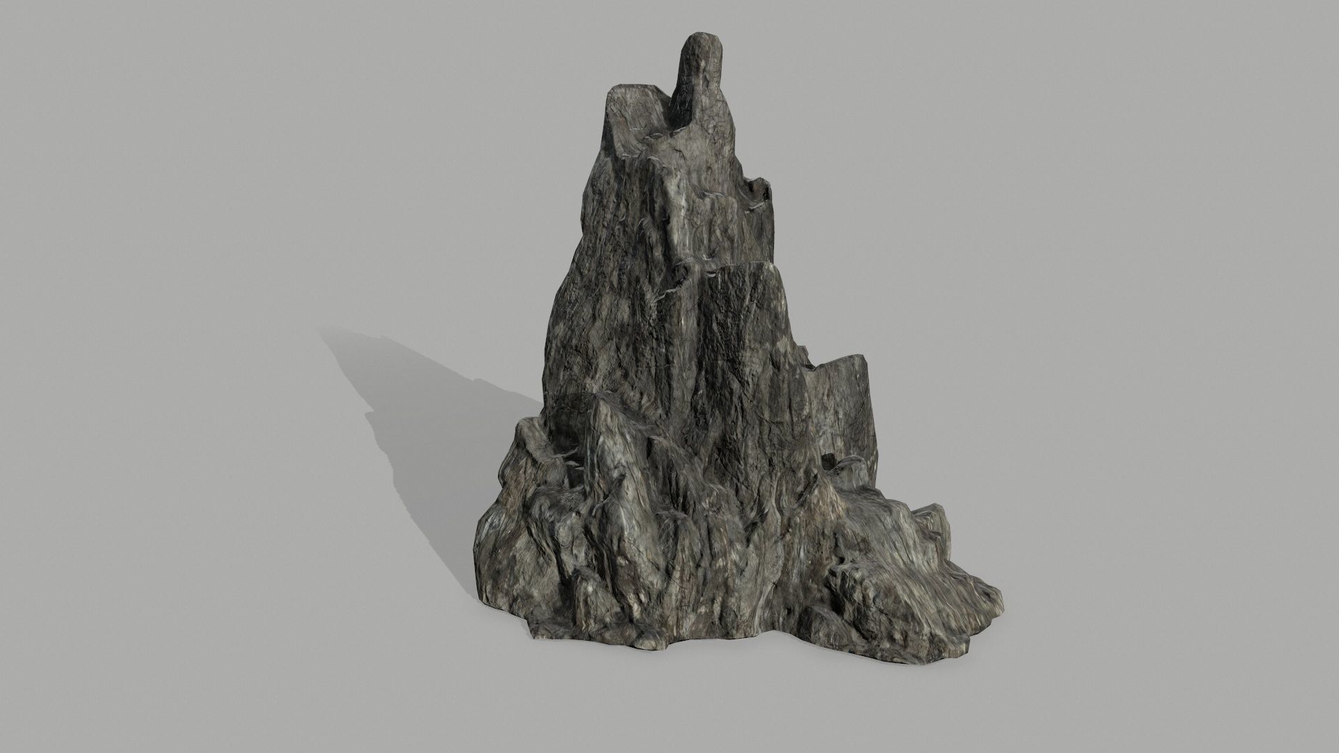 Rock set Low-poly 3D model_4