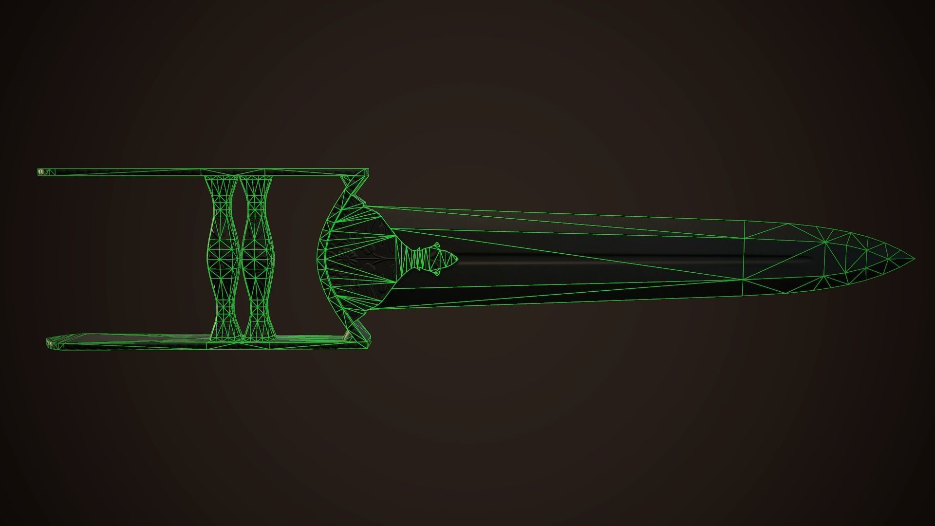 Assassin Blade 03 Low-poly 3D model_8