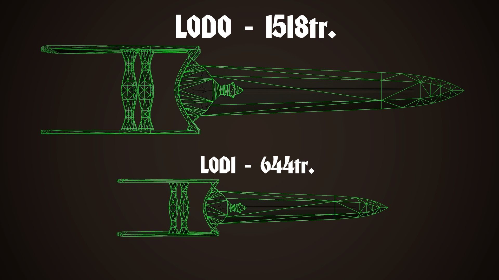 Assassin Blade 03 Low-poly 3D model_2