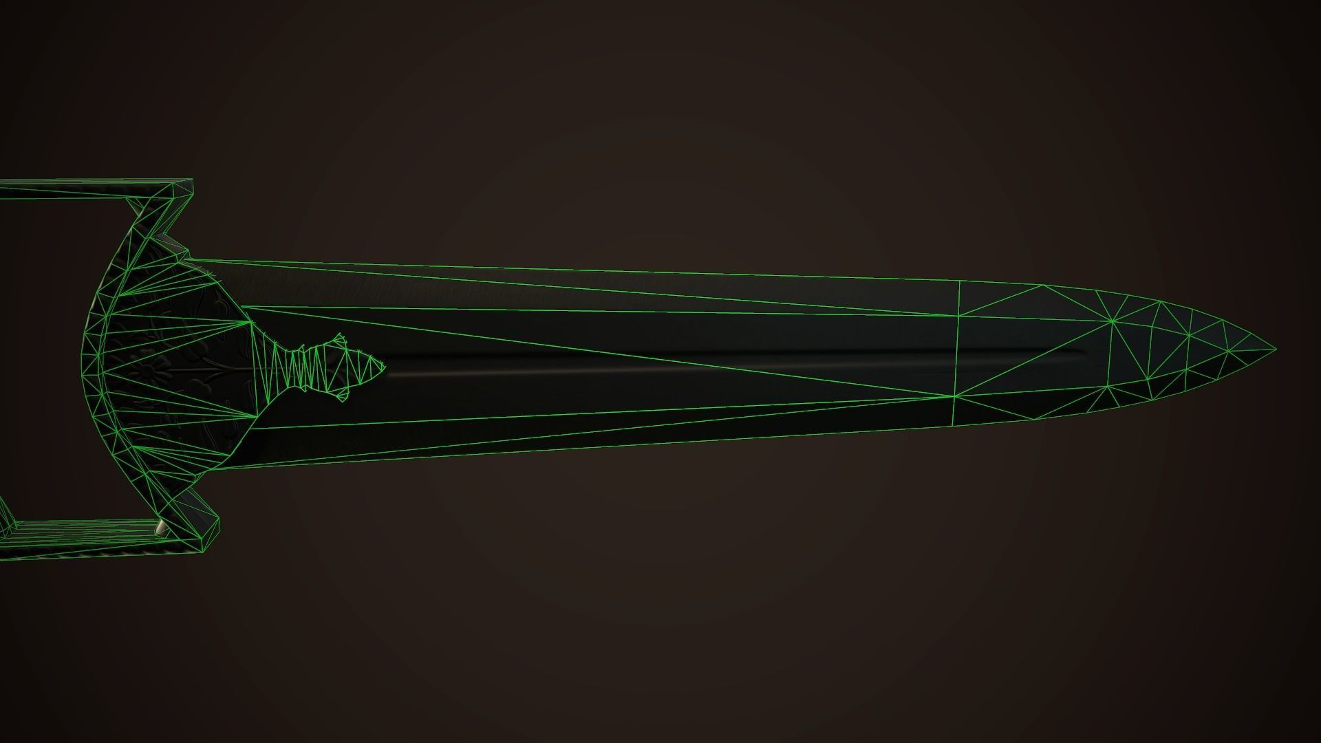 Assassin Blade 03 Low-poly 3D model_10