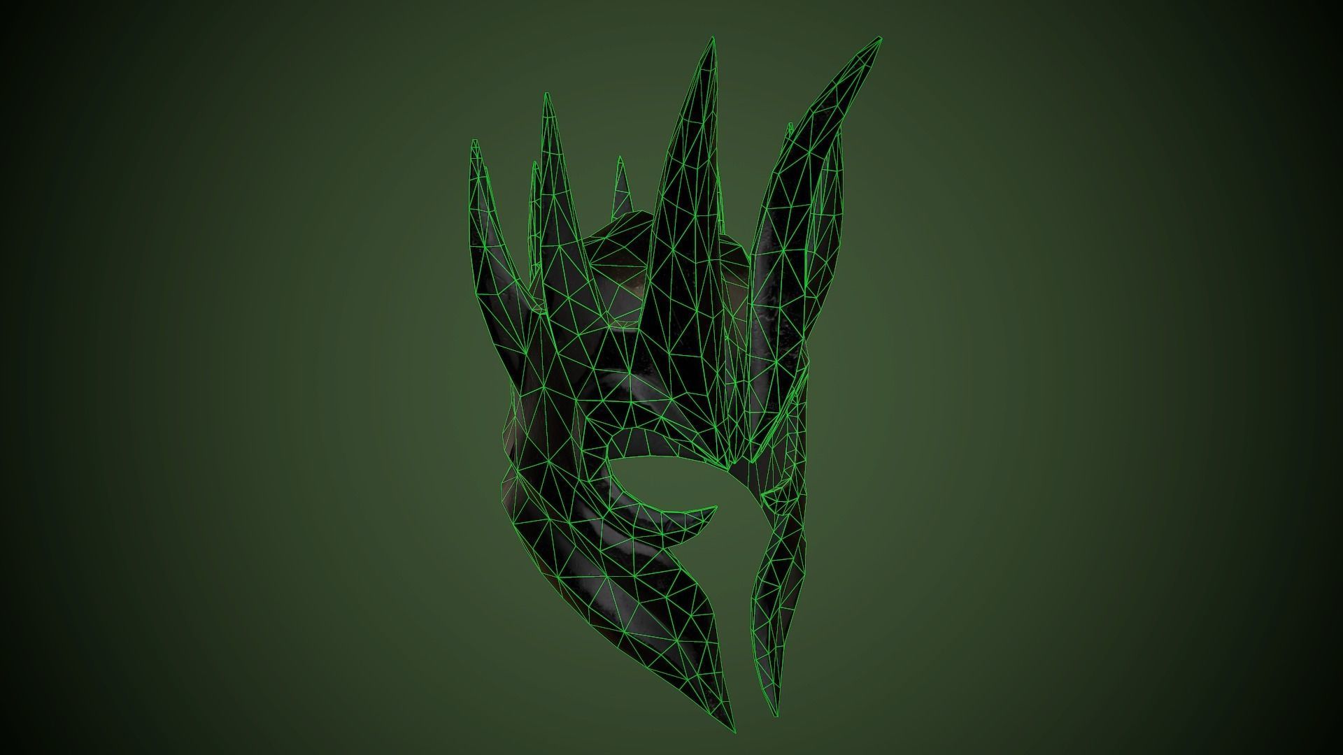 Assassin Blade 04 Low-poly 3D model_15