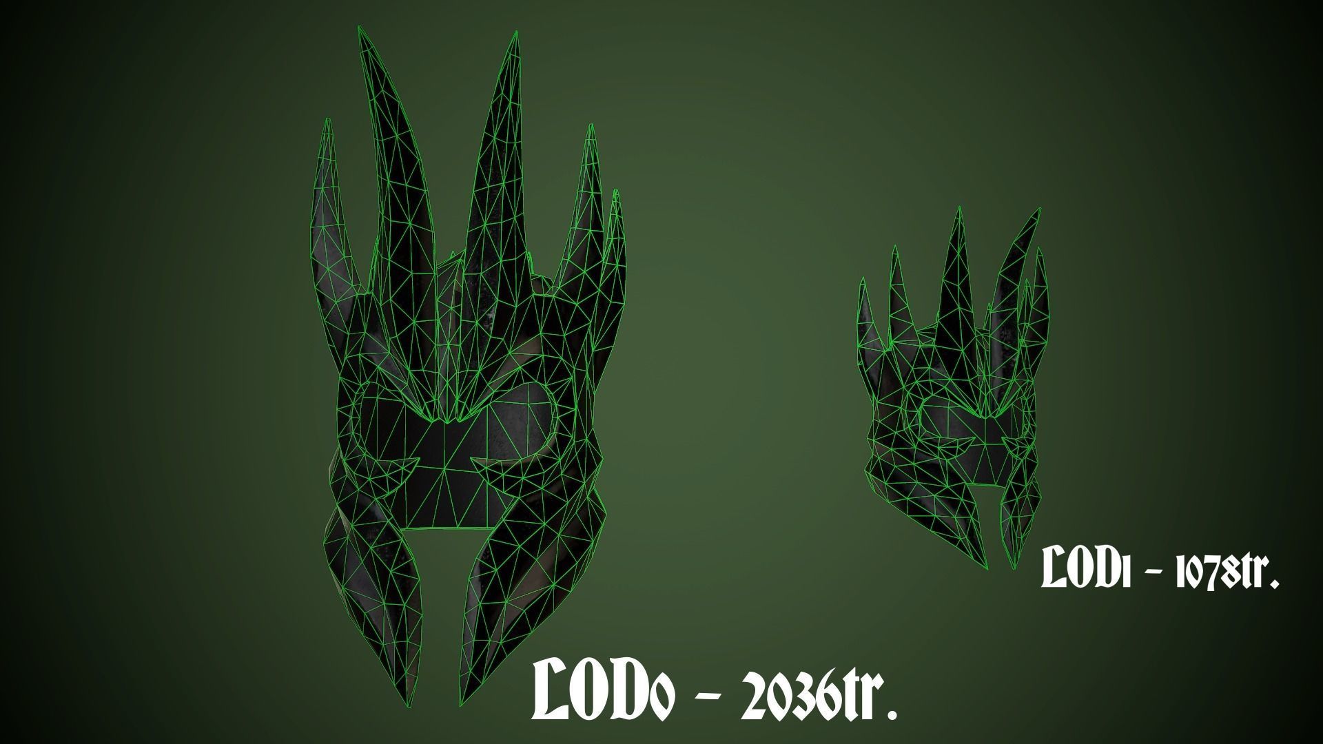 Assassin Blade 04 Low-poly 3D model_14