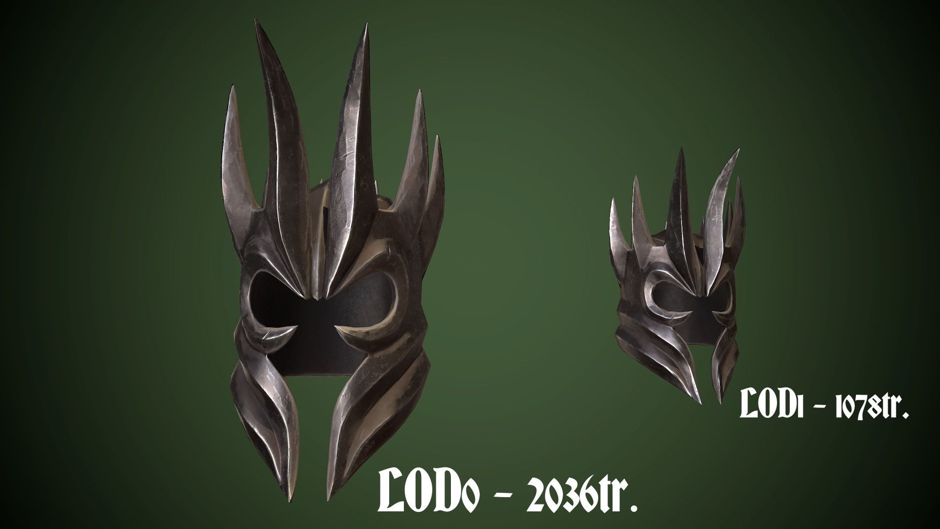 Assassin Blade 04 Low-poly 3D model_13