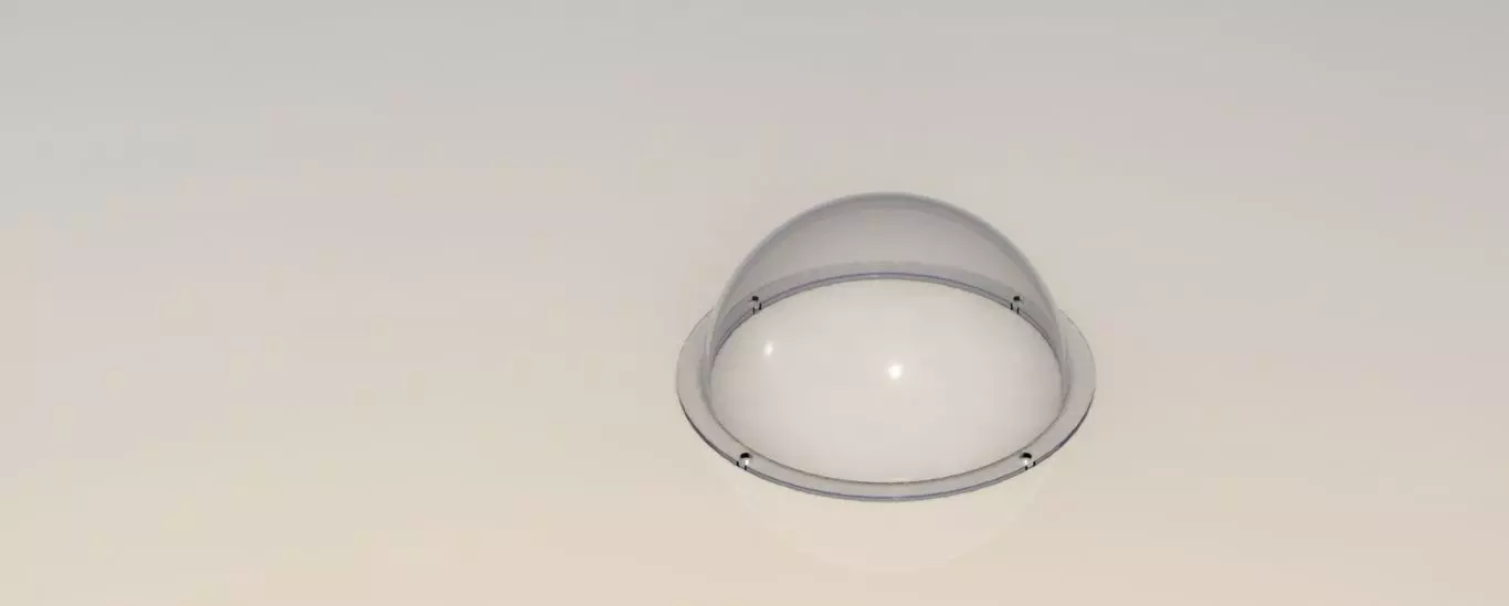 Camera dome 3D model_0