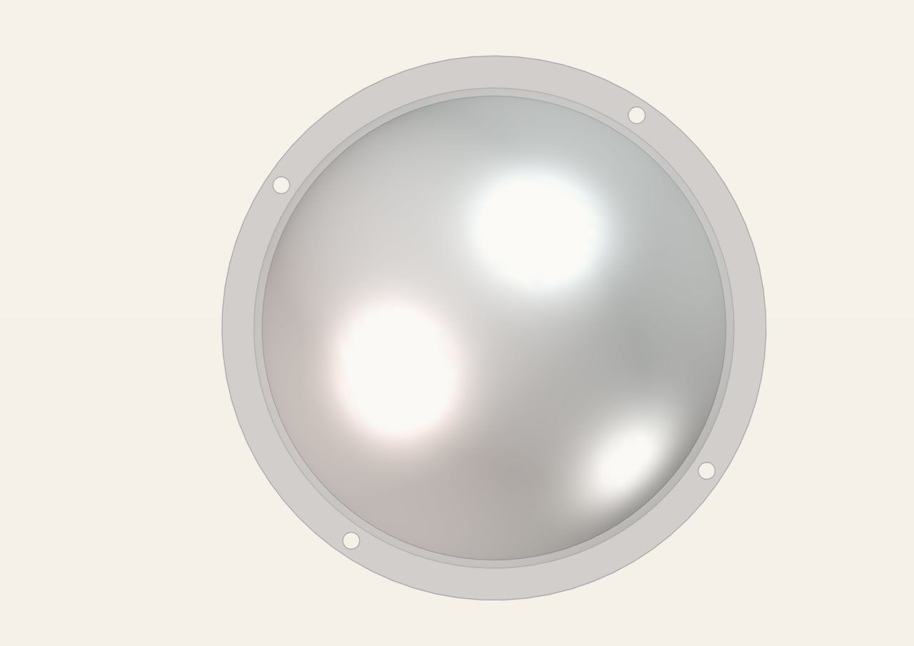 Camera dome 3D model_3