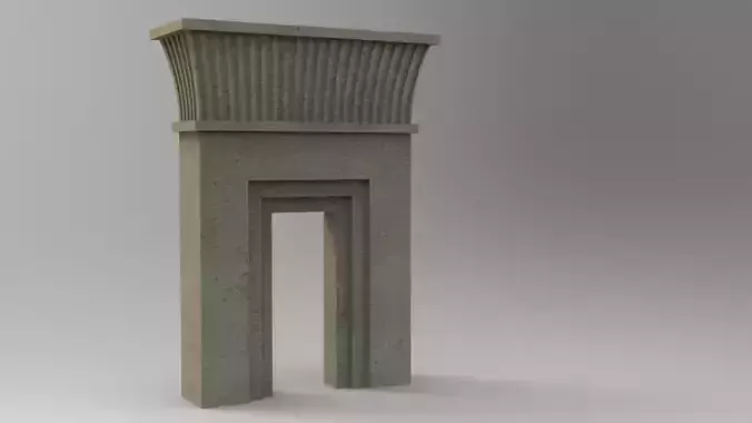 persepolis gate 3d model 3D model