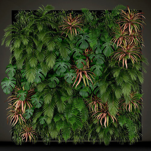 Plants collection 200 3D model