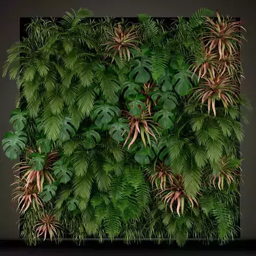 Plants collection 200 3D model