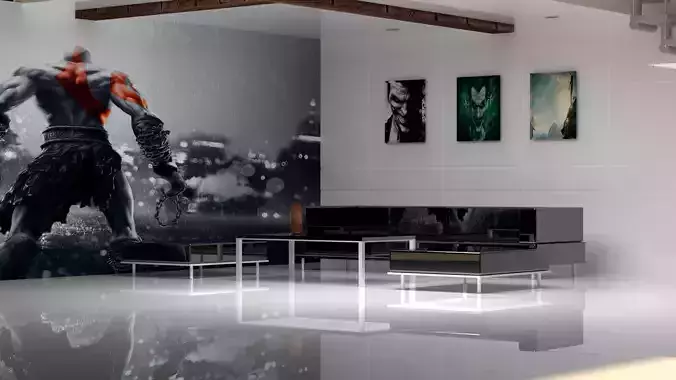 3ds max room 3D model