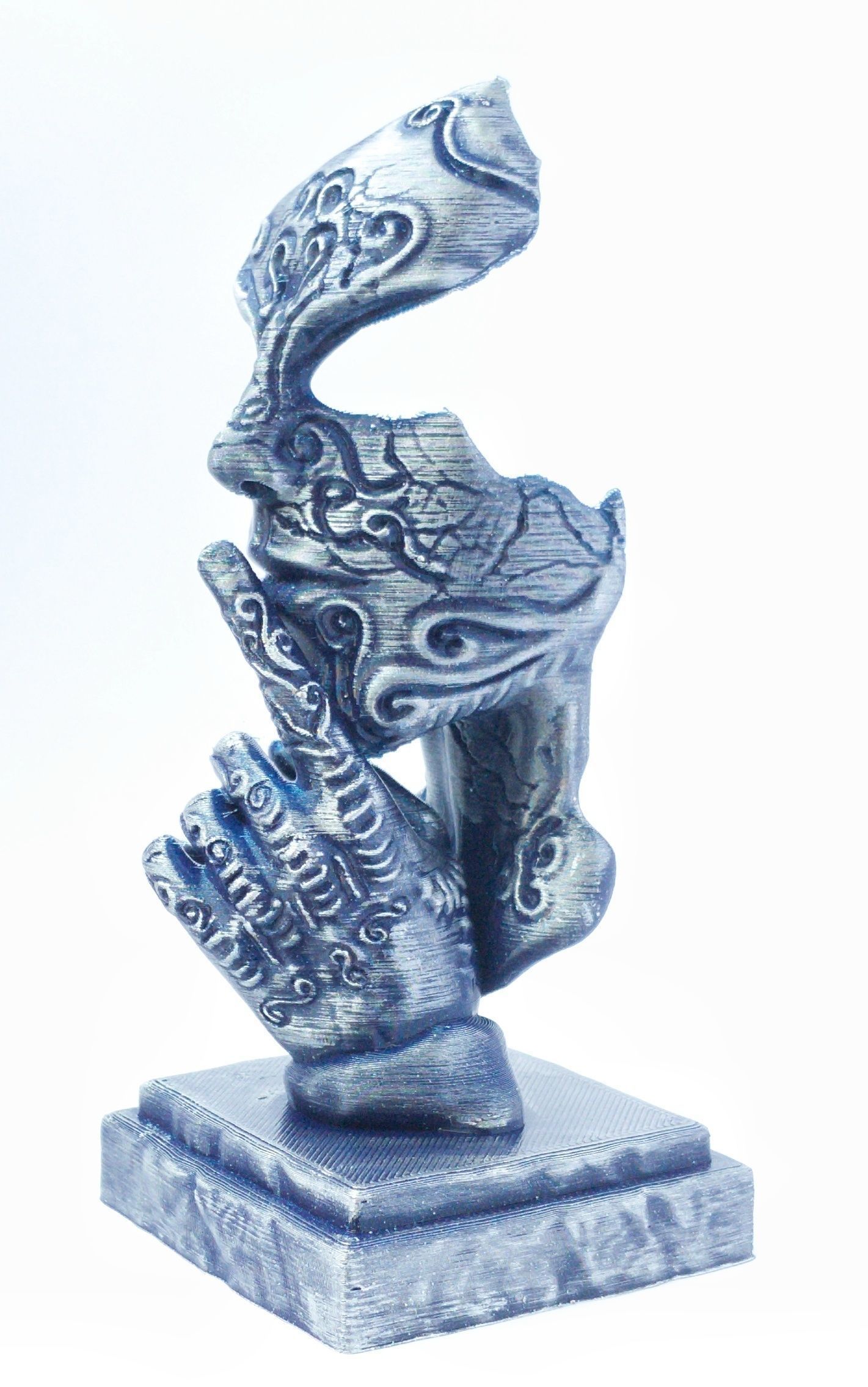 Silente Sculpture Art Decor 3D print model_3