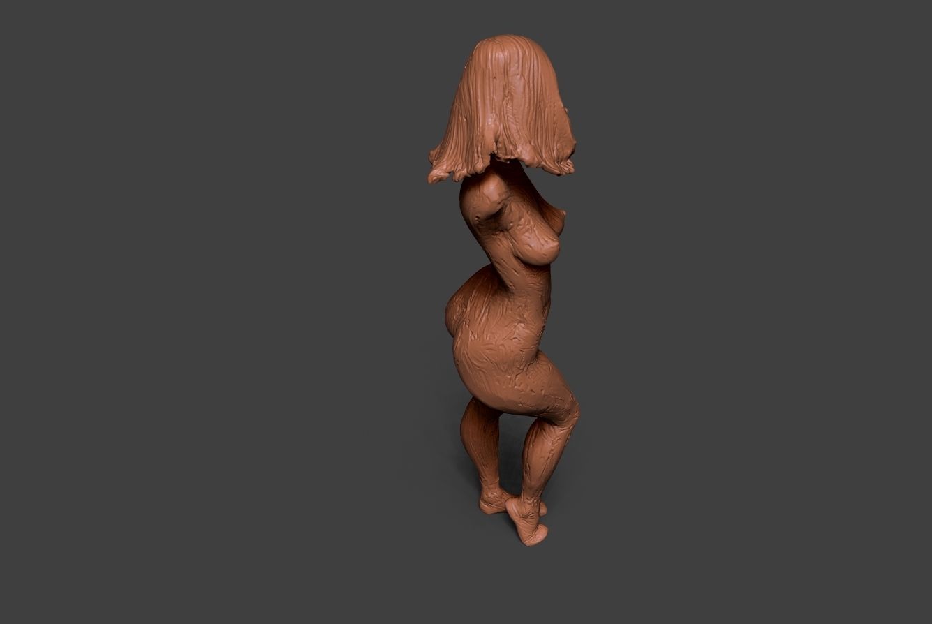 Clay Girl 7 3D print model_8